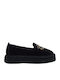 Women's Suede Espadrilles Black