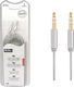 SGL Cablu 3,5 mm male - 3,5 mm male Argintiu 5m (096315)