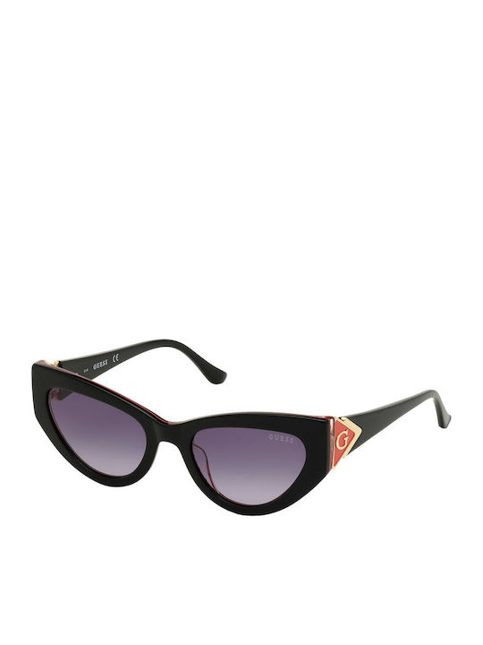 Guess Damen Sonnenbrille mit Schwarz Kunststoff...