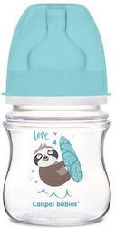 Canpol Babies Plastikflasche Easy Start Gegen Koliken mit Silikonsauger für 0+, 0+ m, Monate 120ml 1Stück