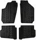Apesan Σετ Μπροστινά και Πίσω Πατάκια 4τμχ για Seat Ibiza / Cordoba Volkswagen Polo Μαύρα