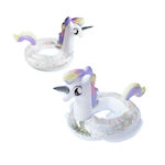 Kids' Swim Ring Unicorn with Diameter 80cm. Transparent