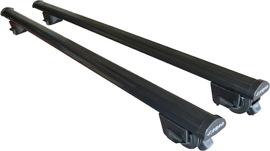 Farad Steel Car Roof Bars for Fiat Panda 2012+ Set with Roof Rack Legs Silver