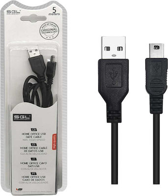 SGL 5m USB 2.0 Cable A-Male to mini A-Male (097206)