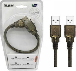 SGL 098135 USB 2.0 USB-A male σε USB-A male 0.17m