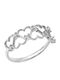 Senza Damen Ring mit Zirkonia aus Silber