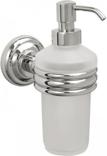 Verdi Retro Dispenser Γυάλινο Ασημί