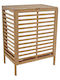 Ankor Wäschekorb aus Bamboo mit Deckel 53x35x71cm Beige