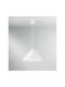Fan Europe I-Bigbang-S-BCO Pendant Light White Bell with Socket E27 49x25x183.5cm