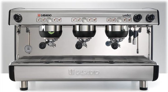 Casadio Undici A1 Commercial Espresso Machine With 1 Group 3.3kW W43.6xL52.8xH52.9cm