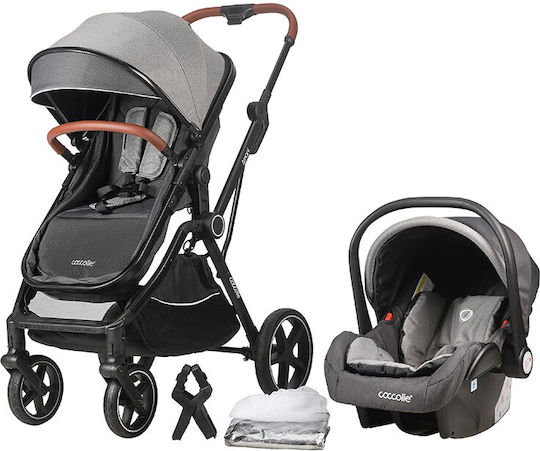 Coccolle Coccolle Amani Adjustable 3 in 1 Baby Stroller Suitable for Newborn Anthracite