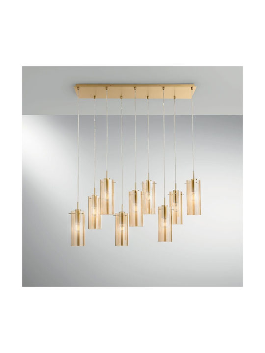 Fan Europe Pendant Chandelier Gold