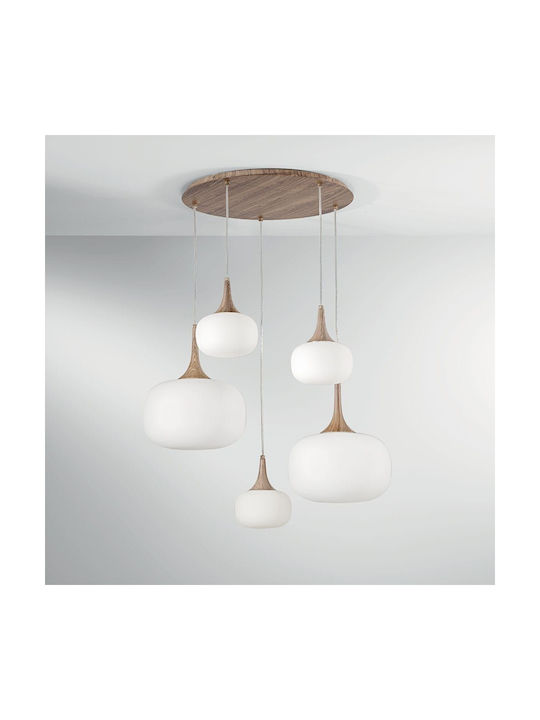 Fan Europe I-Jaipur-S5-BCO Pendant Light Brown 70x70x200cm