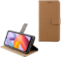 Volte-Tel Allure Magnet Clip Synthetic Leather Book Gold (Redmi A1 / A2)