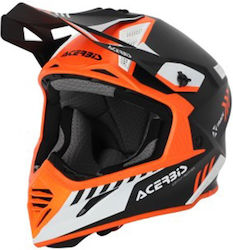 Acerbis X-Track Motocross Helmet ECE 22.06 Black / Orange 25075.446