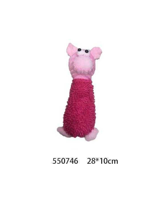 Dog Toy Cuddly Pink 28cm