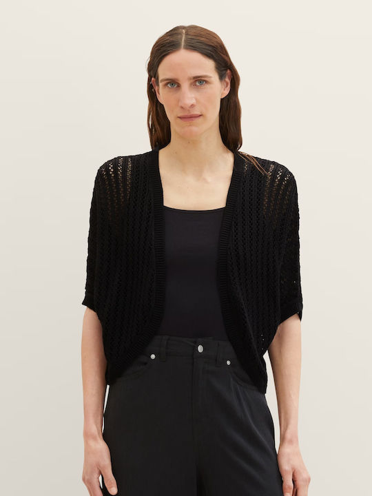 Tom Tailor Women's Knitted Cardigan Black