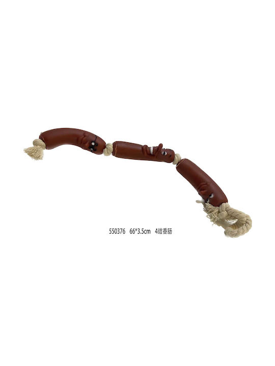 Dog Toy Rope Brown 66cm