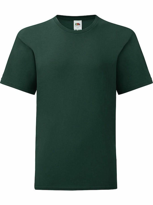 Fruit of the Loom Kids' T-shirt Forest Green Ic...