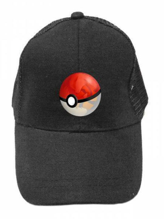 Takeposition Kids' Hat Jockey Fabric Pocket Ball Black