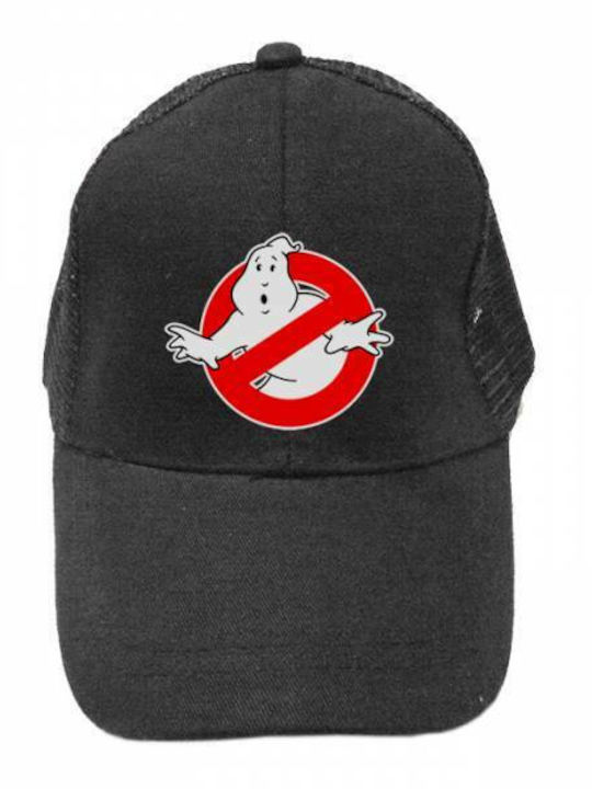 Takeposition Kids' Hat Jockey Fabric Ghostbusters Black