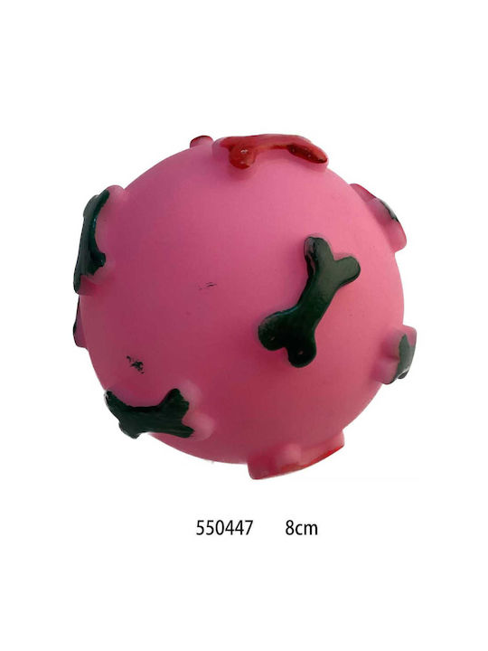 Dog Toy Ball Pink