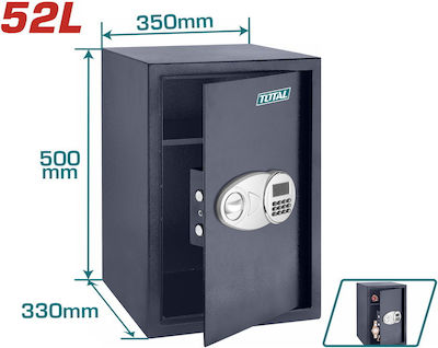 Total Safe with Digital Lock L50xW35xH33cm TESF5001