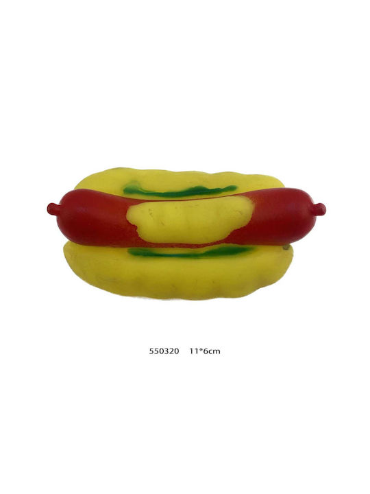 Hot Dog Toy Dog made of Rubber 13.5εκ. 12pcs