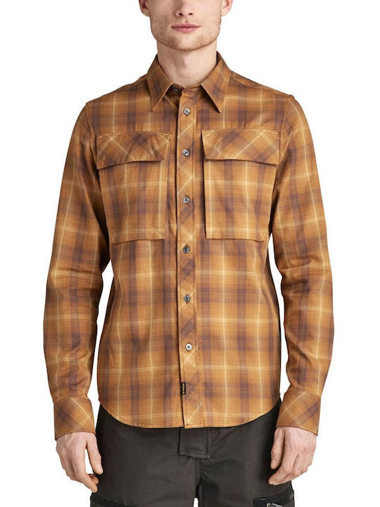 G-Star Raw Navy Seal Baumwolle Hemd Marineblau