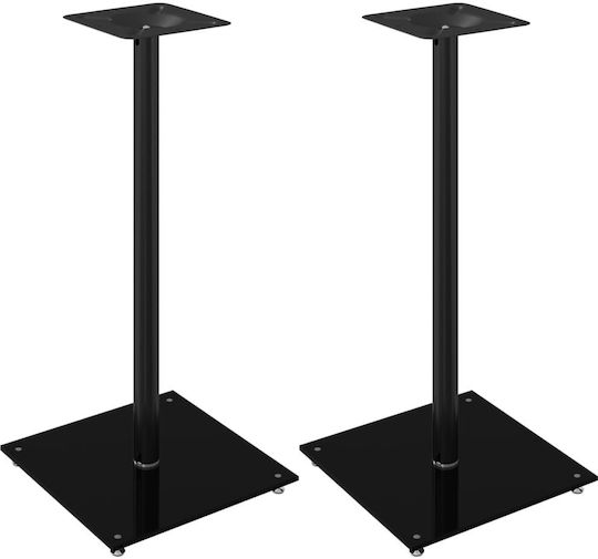 vidaXL Speaker Stands in Black Color