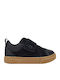Rennon Low Kids Sneakers with Scratch Black