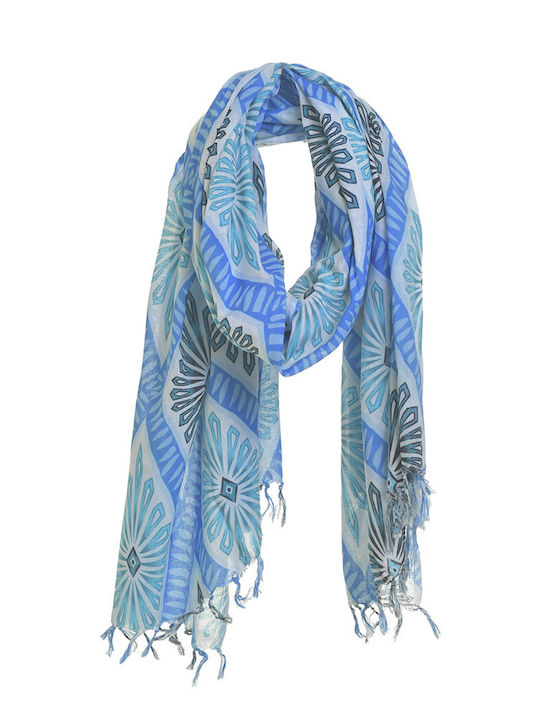 Ble Resort Collection Women's Scarf Blue 5-43-346-0037