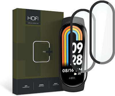 Hofi Hybrid PRO+ 2-Pack Tempered Glass for the Smart Band 8 / 8 NFC Black