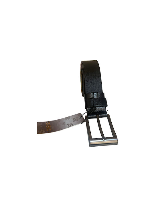 SBC BQ Creation Leather Men's Black Belt 018