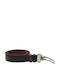 Men's Belt Leather Double Sided Brown