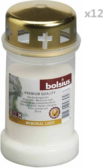 Bolsius Κερί Αφιέρωσης από Πλαστικό 3 Ημερών 3.3x3.3x6.7εκ.