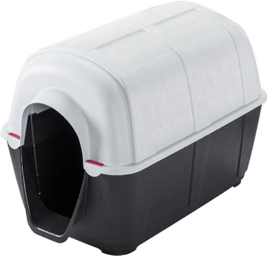 Vesta Dog House Plastic Outdoor Black 40x69.5x44cm
