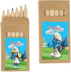 Wooden Crayons Smurfs with name