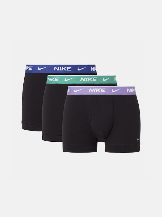 Nike Everyday Trunk Herren Boxershorts Blue/Lilac/Turquoise 3Packung