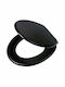 TIGER Wooden Soft Close Toilet Seat Black Blackwash 43cm