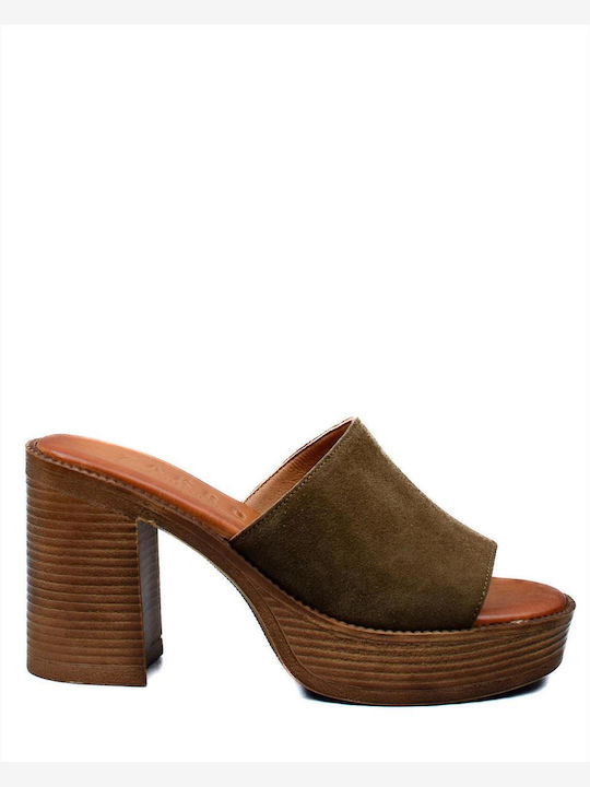 Women's Leather Mules ZAKRO COLLECTION 0025 LADI LADI