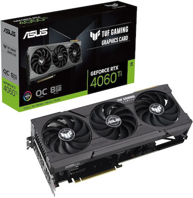 Asus GeForce RTX 4060 Ti 8GB GDDR6 TUF Gaming OC Placă Grafică