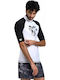 Arena Rash Vest Men's Short Sleeve Sun Protection Shirt White