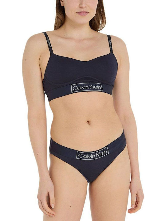 Calvin Klein Дамски Слип Тъмносин