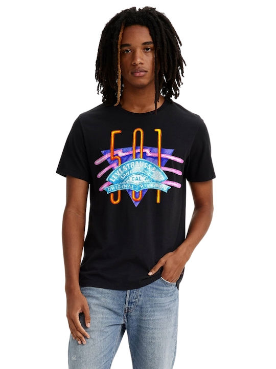Levi's 501 T-shirt Μαύρο