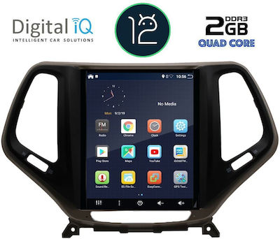 Digital IQ Car-Audiosystem für Citroen BX Jeep Cherokee / Kompass 2014 (Bluetooth/USB/AUX/WiFi/GPS) mit Touchscreen 9.7"