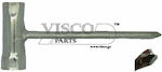 Visco Parts Spark Plug Wrench 17mm / 19mm