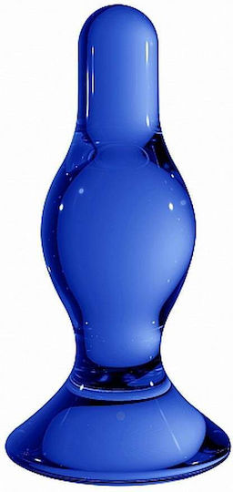 Shots Chrystalino Classy Glass Anal Plug Blue