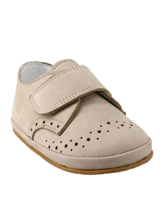 IQ Shoes Βρεφικά Μοκασίνια Αγκαλιάς Μπεζ