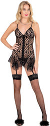 Moongirl Babydoll & String Black 353